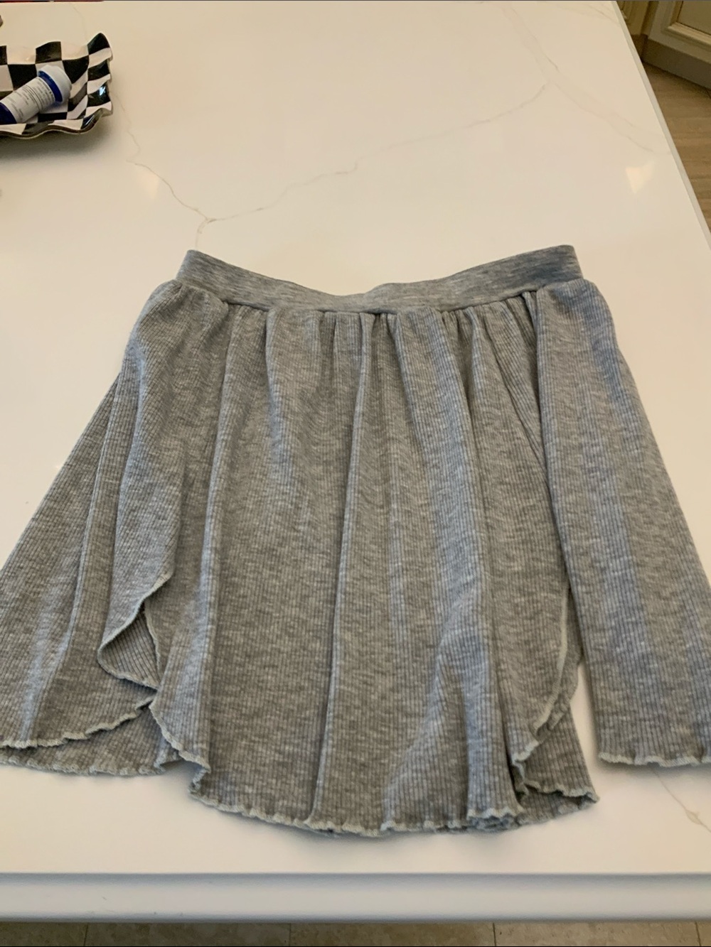 Jane Fonda workout skirt cover up